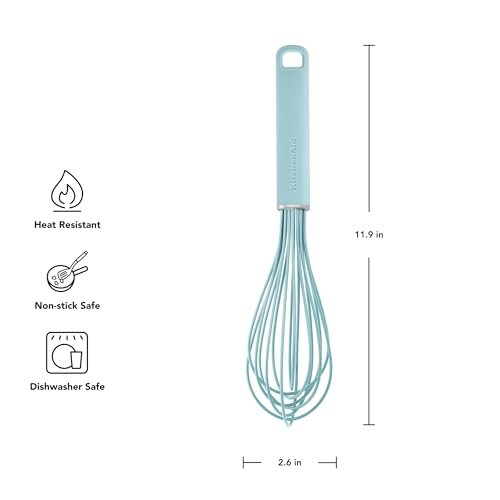 KitchenAid Silicone Whisk - color: Mineral Water