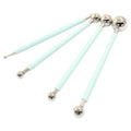 4Pcs Light Green Ball Shaped Cake Dotting Tool - color: Light Green