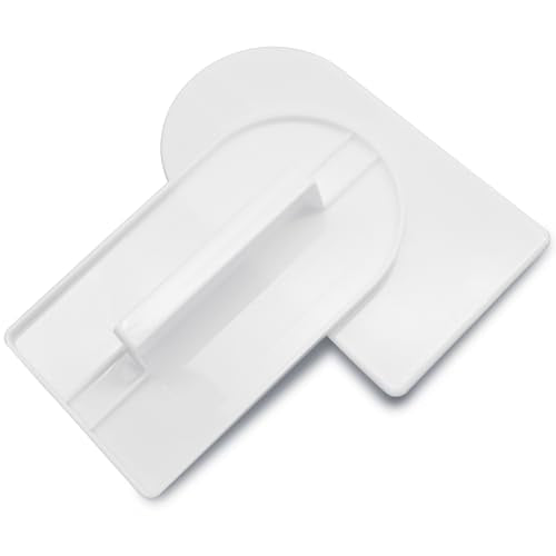 Bonsicoky 2 Pack Fondant Smoothing Tool, White - color: White
