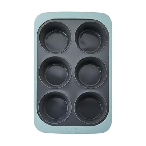 Chicago Metallic Silicone Muffin Pan - 8.6 Inch - style: 6 Cup Muffin Pan