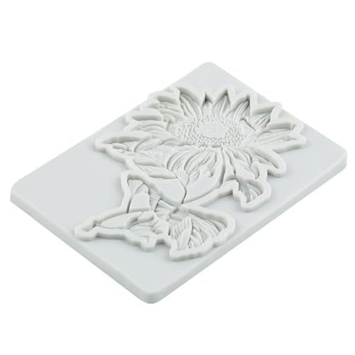 Tulip Flower Silicone Molds Sunflower Fondant Mold Set of 4 - color: Style I