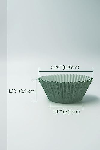 Bake Choice 200 Pcs Cupcake Liners for Baking, Standard Size, Calyx Series - color: Calyx