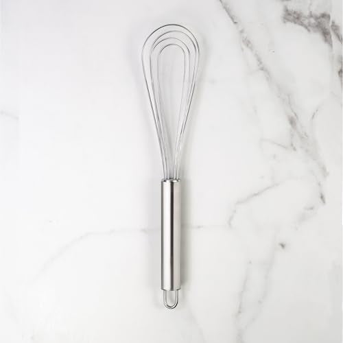 Mrs. Anderson’s Baking Flat Roux Whisk, Stainless Steel - style: Flat Roux Whisk