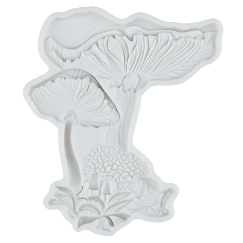 Mushroom Silicone Mold Fungi Mushroom Fondant Molds Set of 4 - color: Style D
