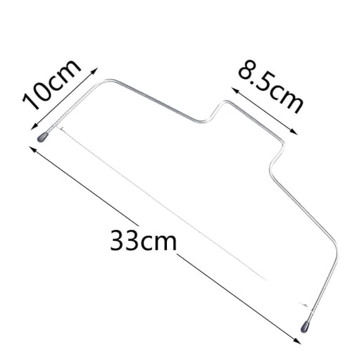 Adjustable Cake Leveler Cake Slicer with Stainless Steel Wires and Handle for Leveling Tops Pizza Bread Delaminator Cutter