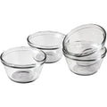 Anchor Hocking 6-Ounce Glass Custard Cups, Set of 4 - style: Custard Cups with No Lids