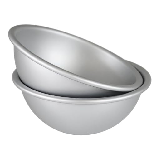 6 Inch Sphere Cake Pan, Hemisphere Anodized Aluminum Baking Mold - size: 6 Inch