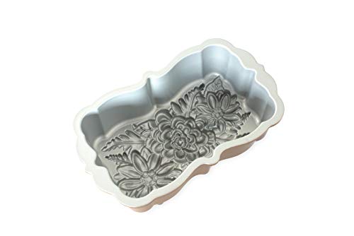 Nordic Ware Wildflower Loaf Pan, 6-Cup, Toffee - style: Loaf Pan, 6-Cup, Toffee
