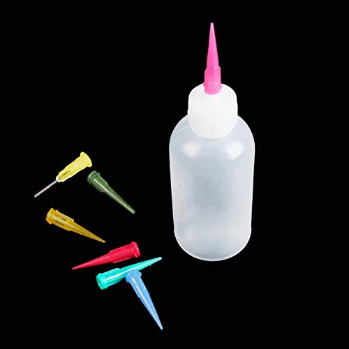 Mini-Bottles With With 7 Nozzles For Arts And Icing Griller Sauces Dressings Condiments Cake Decorating Tool Squeeze Bottles