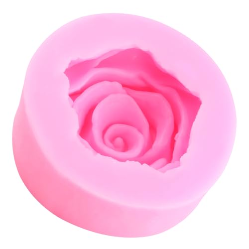 Bloom Rose Flower Fondant Molds Rose Flower Silicone Mold Set Of 2 - color: Style P