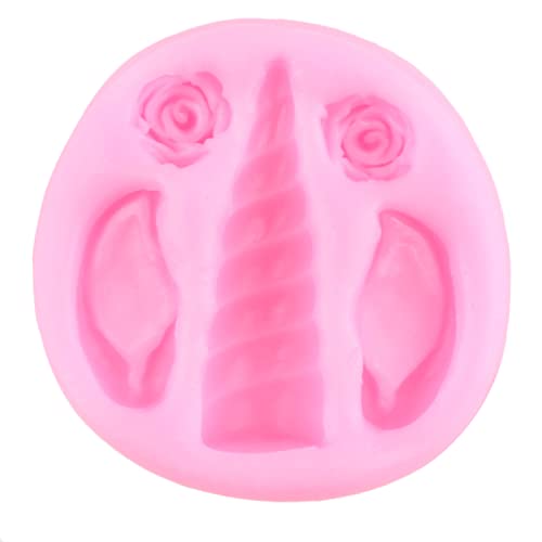 Mujiang Unicorns Silicone Cloud Lollipop Balloon Fondant Mold Set Of 4
