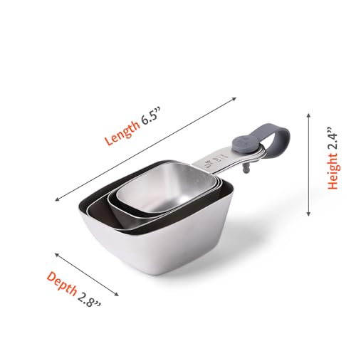 Full Circle Level Up Measuring Cups, 4-Piece Set, Dishwasher Safe - style: Measuring Cups 4pc