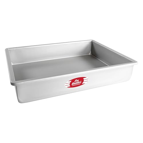 Fat Daddio's POB-12163 Anodized Aluminum Sheet Cake Pan, 12 x 16 x 3 Inch - size: 12 x 16 x 3 Inch, style: 3" Deep