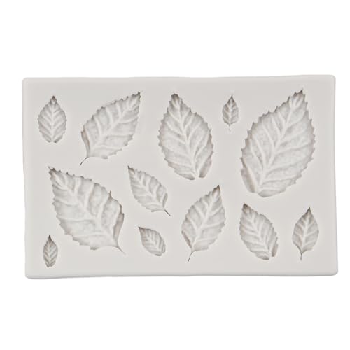Leaf Silicone Mold Rose Maple Leaf Fondant Molds Set Of 6 - color: Style A