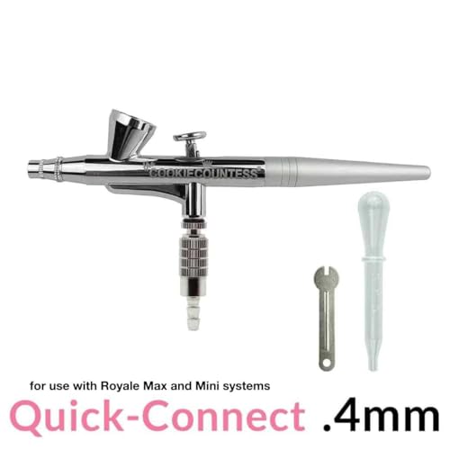 The Cookie Countess .4mm Single Action Airbrush Gun with Quick-Connect
