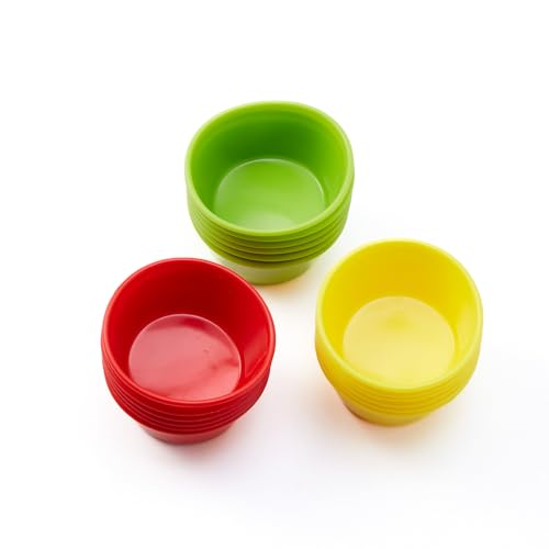 Puto Molder Filipino Silicone Cups, 18-Piece Mini Mold Set