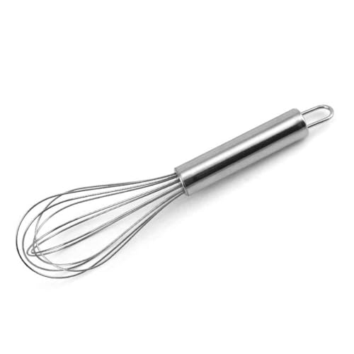 Egg Mixing Stainless Steel Blender Mixer Tools Egg Whisk Practical 8/10/12 Inch Balloon Whisks Kitchen(8 Inch)