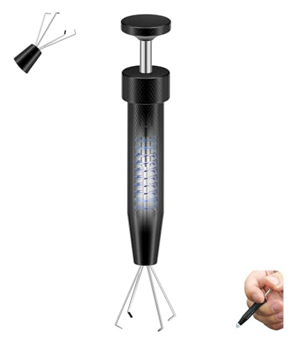 Piercing Ball Grabber Tool, Jewelry Changing & Insertion Kit 16G-20G - color: Black