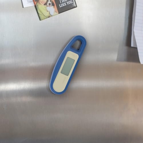 Lavatools PT12B Javelin 2 Ultra Fast Digital Instant Read Meat Thermometer for Grill and Cooking, 3" Probe, Compact Foldable Design, 1.5" Backlight Display, Water Resistant-Spinach - color: Spinach