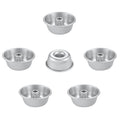 4-Inch Angel Food Cake Pan Set, Nonstick Aluminum Tube Pans, 6 Pack - size: 4-inch Angel Food