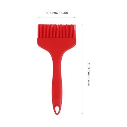 ibasenice Silicone Basting Brush Oil Brush for Baking Bbq Red - color: Red