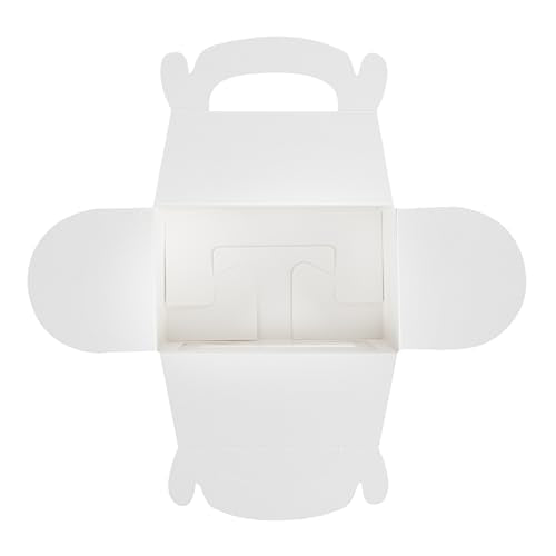 Restaurantware White Paper Gable Box Take Out Container, 25 Pack