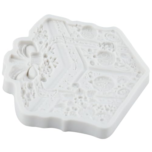 Christmas Gift Box Silicone Mold Present Box Fondant Mold - color: Style R