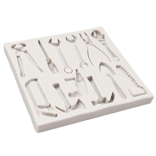 Construction Tools Fondant Silicone Mold Hand Tools Chocolate Mold - color: Style B