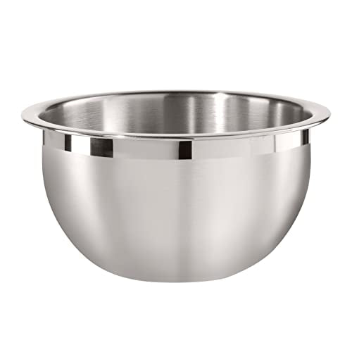 Oggi 3-Quart Two-Tone Stainless Steel Mixing Bowl, Great for Mixing, Making Dough, Dressing Salads, Mixing Eggs, Washing Vegetables - size: 3-Quart