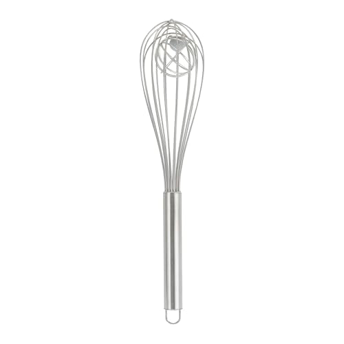 Mrs. Anderson’s Baking Double Balloon with Aerator Ball Wire Whisk, Stainless Steel, 12-Inch - style: Ball