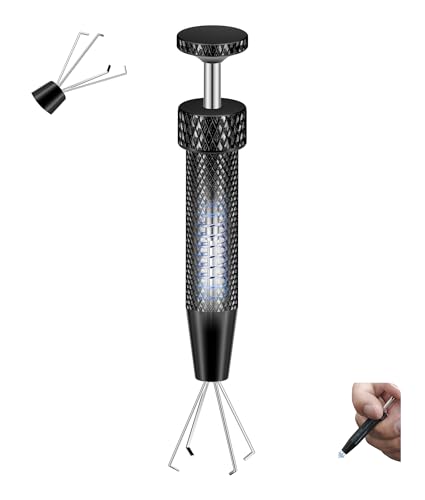 Piercing Ball Grabber Tool, Jewelry Changing & Insertion Kit 16G-20G - color: Black