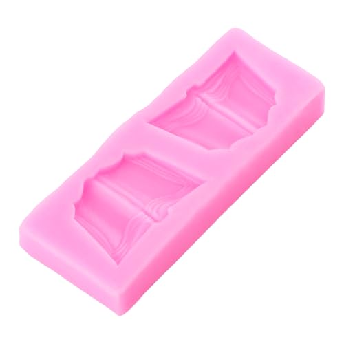 Mujiang Back to School Silicone Molds Book Pencil Fondant Mold Set Of 4 - color: Style B