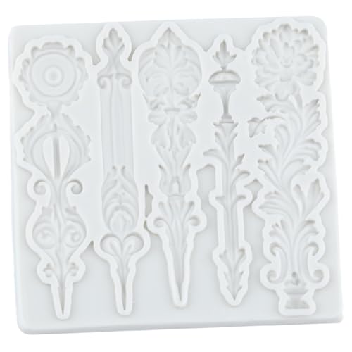 Baroque Style Silicone Mold Curlicues Scroll Lace Fondant Molds - color: Style ZP