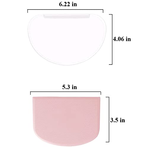 Dough Bowl Scraper Silicon Pastry Scrapers Home Kitchen Food Grade PE Backing Dough Blenders Hard Cutter for Cooking Bread Cake Mixing Pastry Dough Scrapers 4 Packs