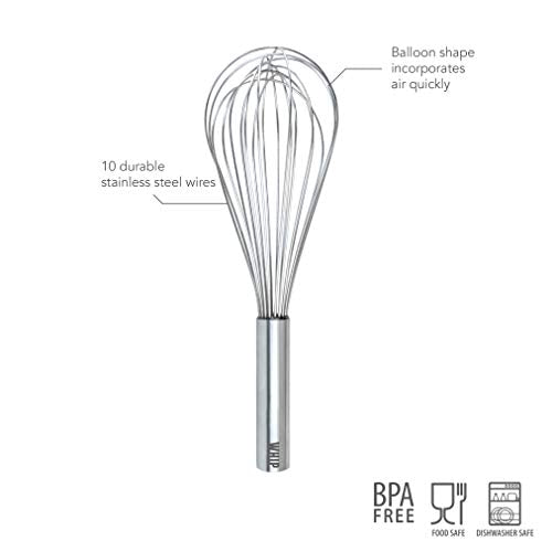 Tovolo, Whisk Whip Stainless 11 Inch - style: 11'' Whip Whisk