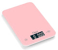Ozeri Touch Digital Kitchen Scale (12 lbs Edition) in Tempered Glass - color: Crystal Rose