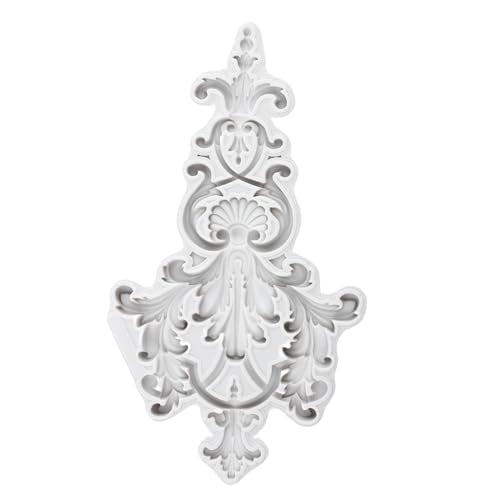 Lingzhi Baroque Fondant Molds Curlicues Scroll Lace Silicone Mold - color: Style P