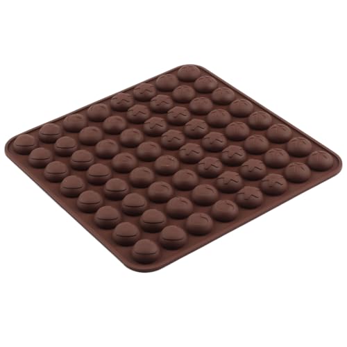 64 Cavity Round Silicone Chocolate Molds - color: Style D
