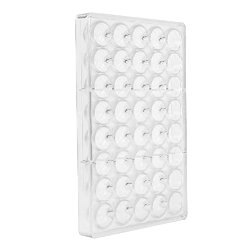Chocolate World 2169 Clear Polycarbonate Chocolate Mold with 40 Cherry Cavities 28mm Diameter x 24mm High