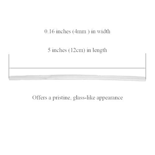 HAHIYO 300Pcs 5inches Cear Metal Twist Ties Bread Candy Coffee Bag Ties Plant Garden Twist Ties for Cellophane Treat Bags Gift Wraping Bags Plastic Bags Halloween Party Cake Present Art Crafts - color: Cear, size: 5 Inches
