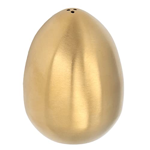 Egg Shaped Cinnamon & Cocoa Powder Shaker with Lid - Sugar, Salt & Shaker - color: Gold