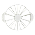 White Round Cake Divider 10/12 Slices Plastic Cake Slicing Tool Even Cake Portion Separator for Baking - style: 10/12