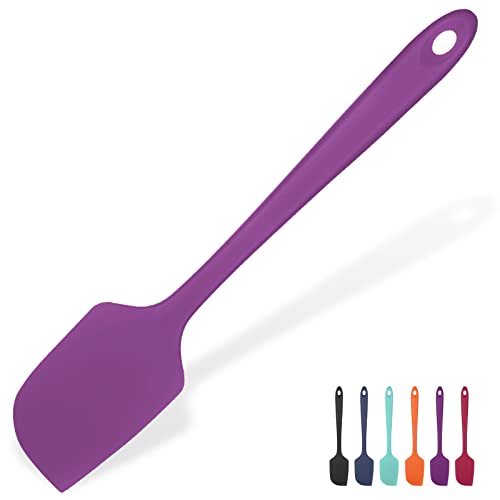 U-Taste Silicone Large Spatula, 600ºF High Temp Bowl Scraper, 11.38"/Purple - color: Purple, size: 11.38 in (large spatula)