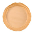 7.5 Inch Round Air Fryer Paper Liner Disposable:100 pcs Parchment Paper Air Fryer Liners for Baking Food, Microwave Safe, Non-stick Oil-proof Food Server - size: 7.5"