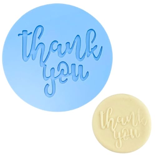 Teachers' Day Fondant Embosser "Thank you" 3D Shape for Decorating Cupcake - style: Thank You Theme-1