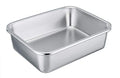 TeamFar Rectangular Cake Pan Brownie Pan, Stainless Steel Lasagna Pan - size: 10" x 8" x 3.2"