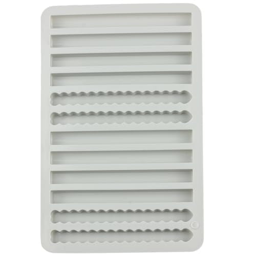 12 Cavity Long Strip Silicone Candy Molds