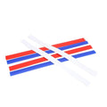 Silicone Rolling Strip, 6 Pcs Silicone Rolling Pin Guides 2/4/6mm, Rolling Pin Guides for Thickness Guide Pastry Cookie Kitchen Restaurant