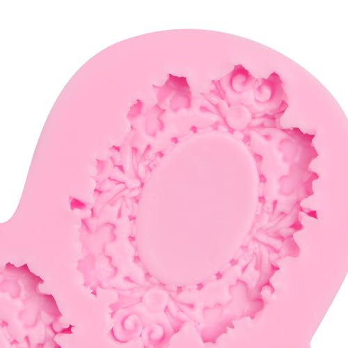 Silicone Picture Frame Molds for Resin Fondant Clay - color: Baroque Frame Mold(XL238)
