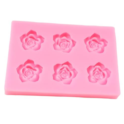 Rose Flower Silicone Fondant Mold Flower Candy Chocolate Molds - color: Style C